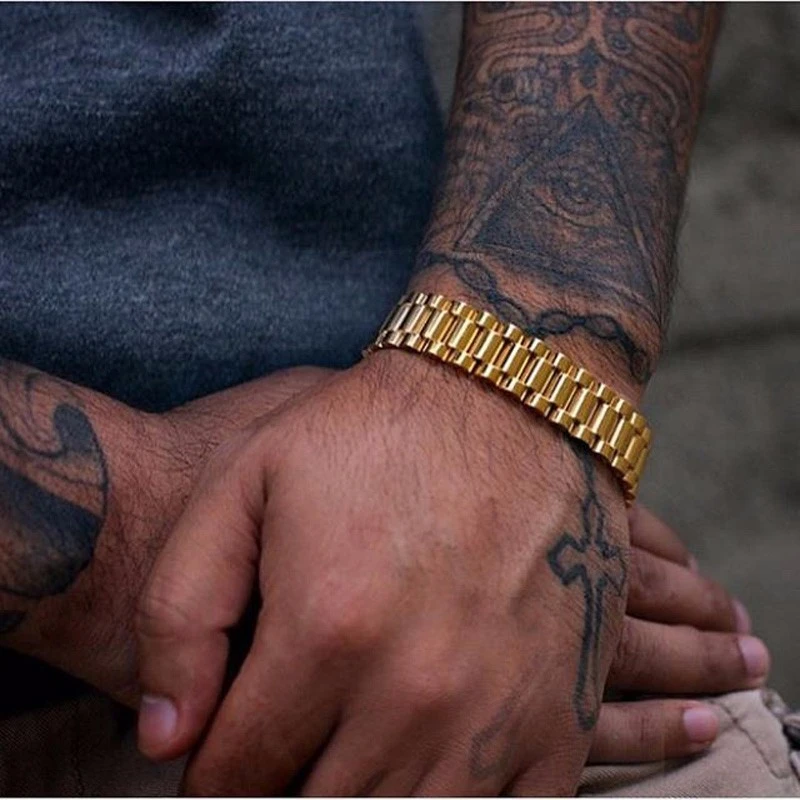 Men Luxury Bracelet 15mm Stainless Steel Dudes Rollie Hip Hop Bracelet For Men Wristbands Male Jewelry.jpg Q90.jpg 