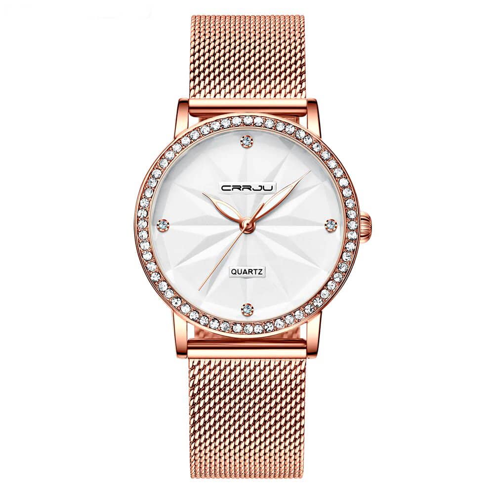 Watches For Women Crrju Women Luxury Diamond Watch Ladiesעע Girls Dress Wristwatch Style Quartz Waterproof Watch.jpg