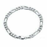 Orsa Jewels Italian 925 Sterling Silver Men Bracelet 5 0mm Diamond Cut Fi Chain Bracelet For