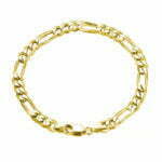 Orsa Jewels Italian 925 Sterling Silver Men Braceletcut Fi Chain Bracelet For