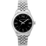 שעון רקע לבן לשחור